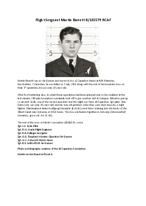 A preview of a PDF biography for Barrett, Martin